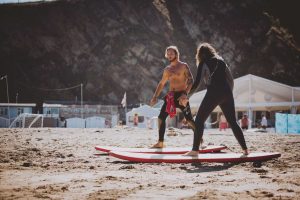 Learn to surf on a private beach in Newquay